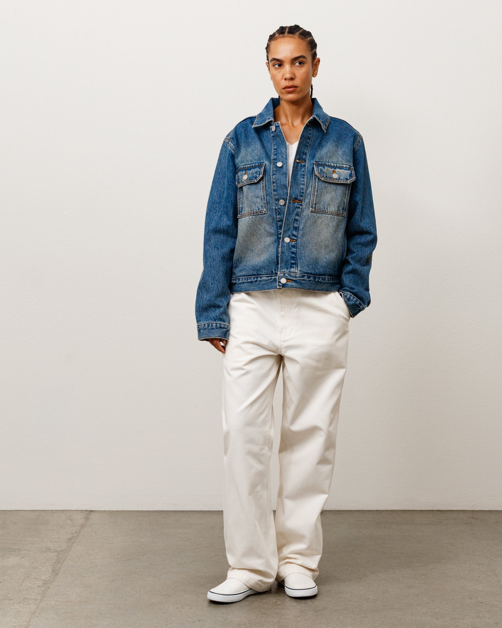 Uniform Pant Unisex Regular In Bone