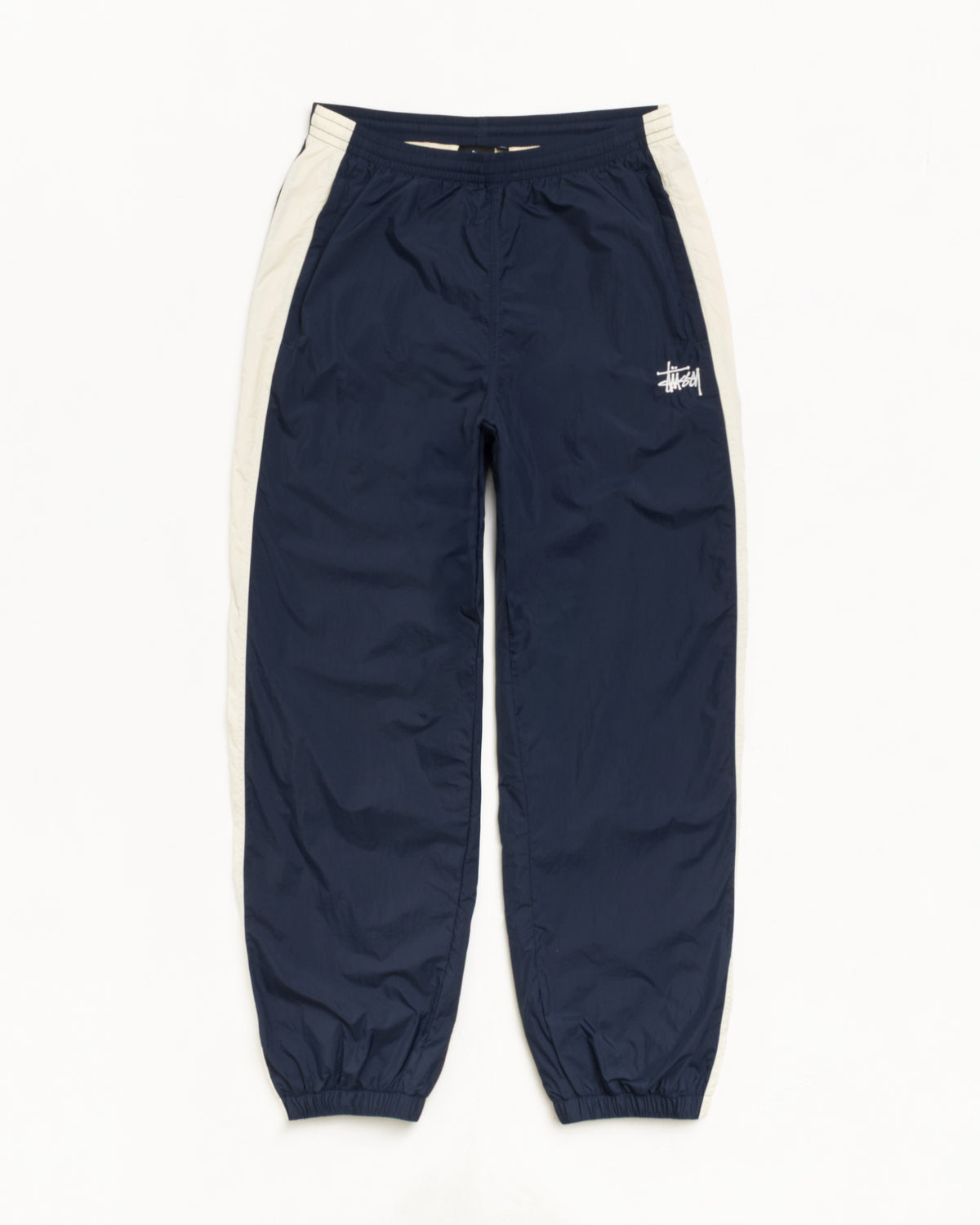 Side Stripe Track Pant Unisex Regular In Navy