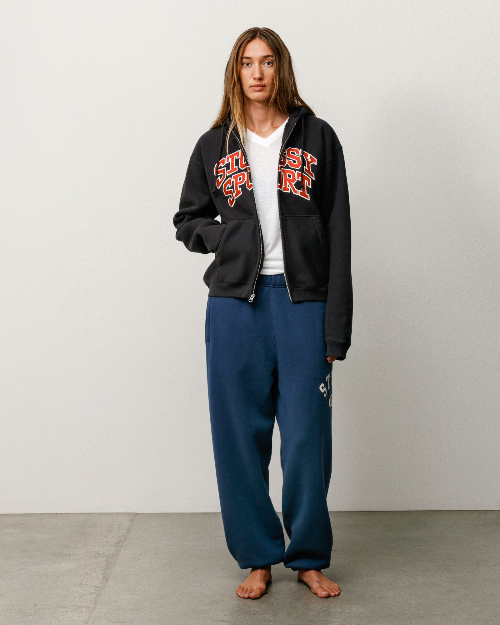 Varsity Fleece Pant - Navy | Sweats | Stüssy Europe