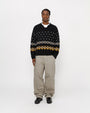 ROLL NECK FAIRISLE SWEATER