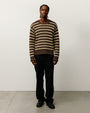 STRIPE KNIT CREW
