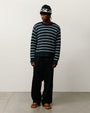 STRIPE KNIT CREW