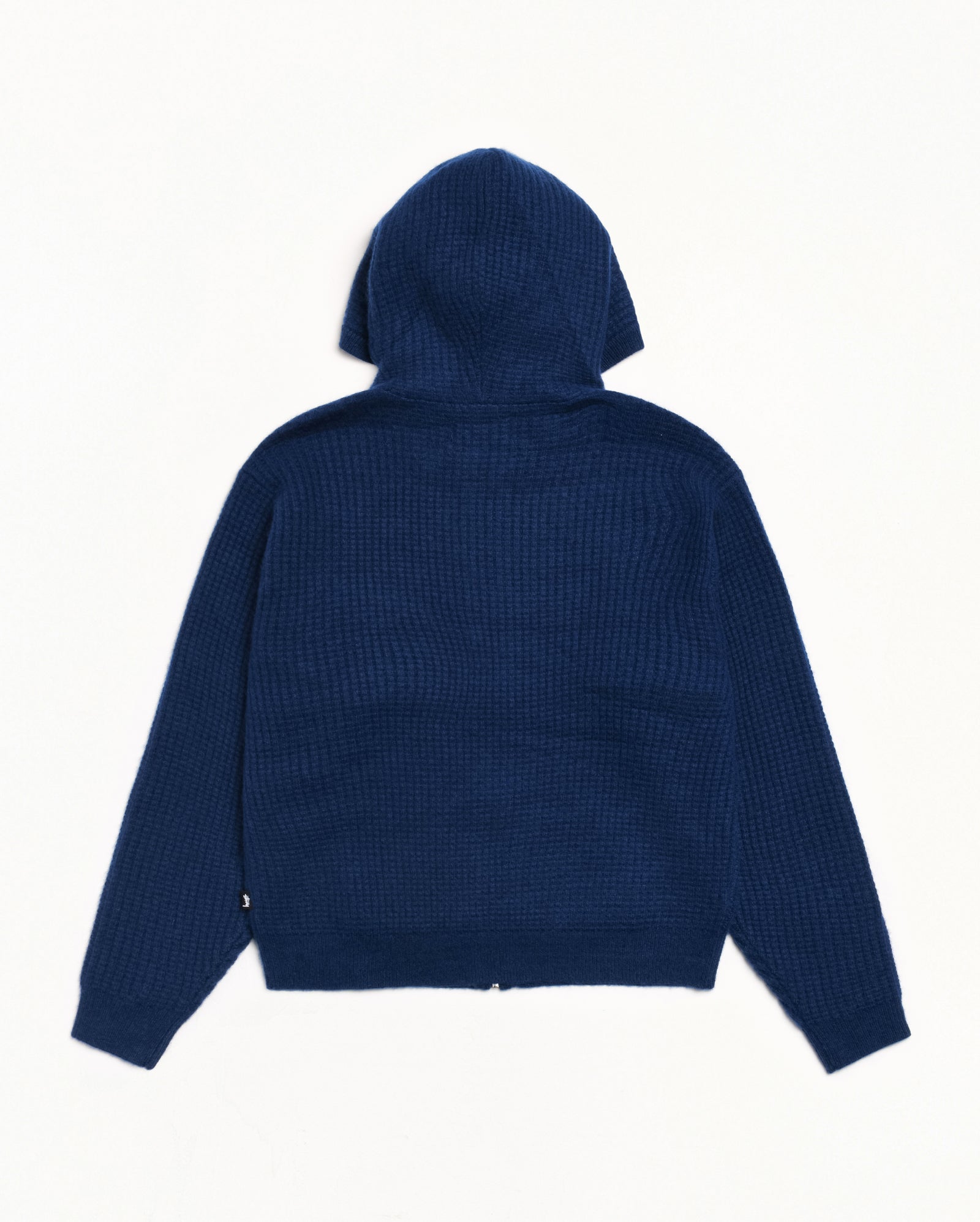 Waffle Cashmere Zip Hoodie – Navy | Sweaters & Knits | Stüssy Europe