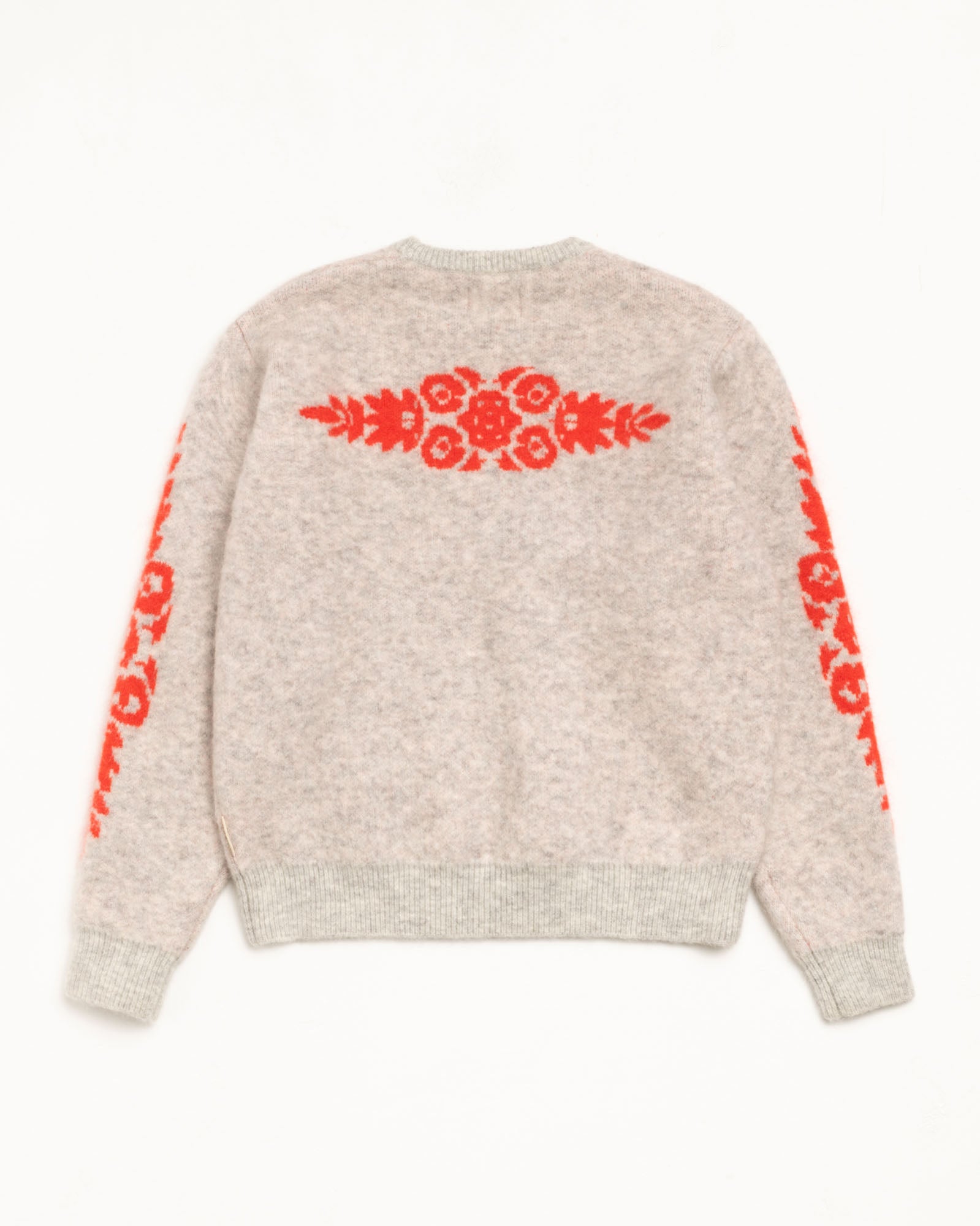 Mohair Flower Sweater – Grey Heather | Tops & Knits | Stüssy Europe Mohair Flower Sweater – Grey Heather | Tops & Knits | Stüssy Europe