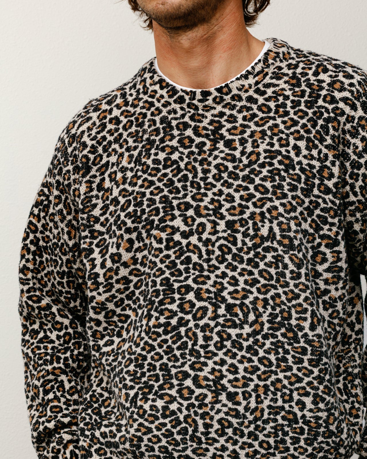 Leopard Sweater – Leopard | Tops & Knits | Stüssy Europe