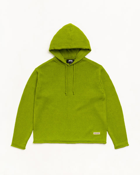 Beach Hooded Sweater Unisex Long Sleeve In Green
