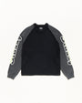 TWO TONE RAGLAN SWEATER