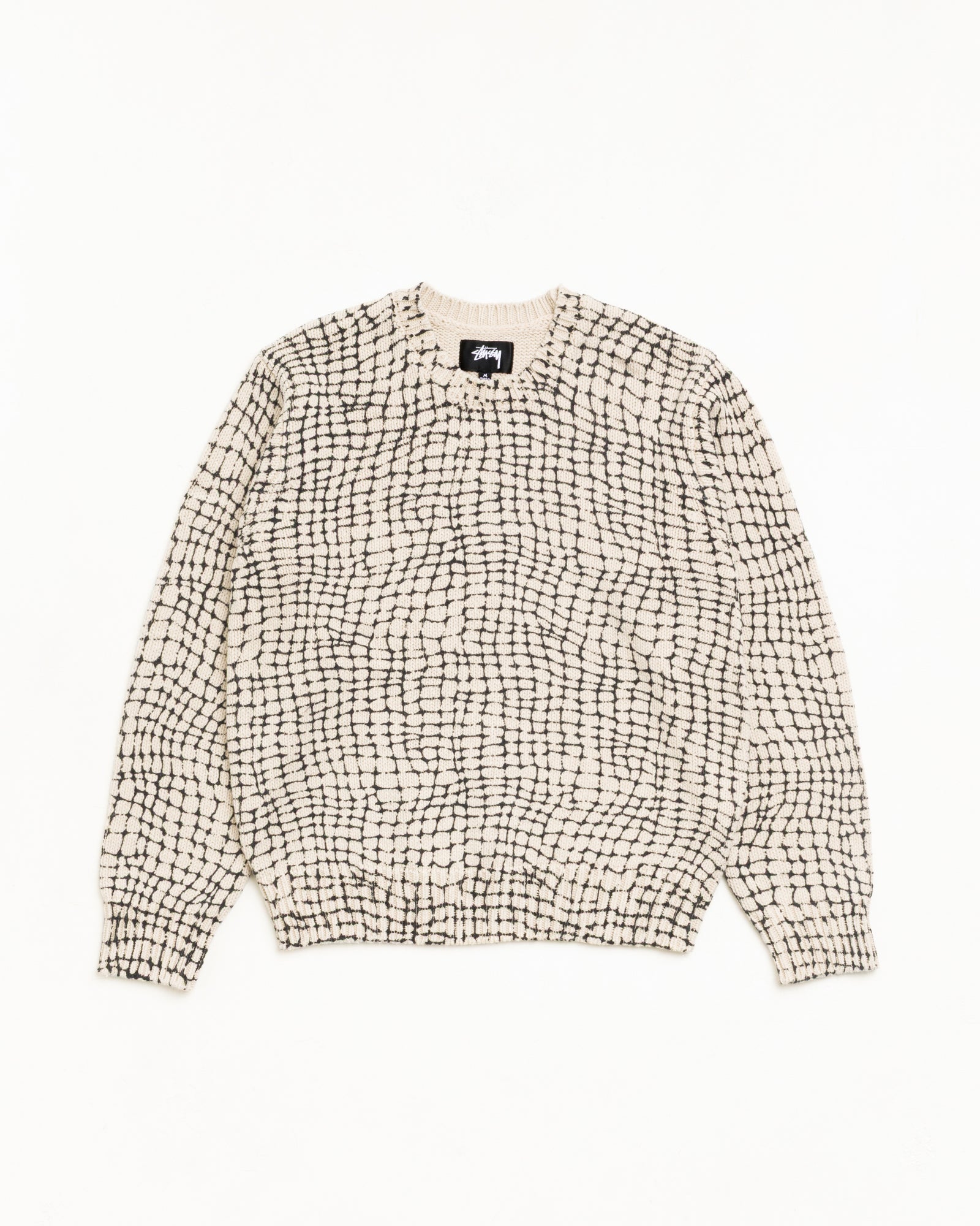 Mesh Print Sweater Unisex Long Sleeve In Mesh Net | hero:main:collection:new-arrivals,shirts,tops-shirts,all,tees,outerwear,denim,knits,accessories,sunglasses,hoodies,sweats,mens-hoodies-sweatshirts,shorts,pants,bottoms,crew-sweats,zip-ups,swim,sweatpants,graphics,lazy-tees,swim,basic-9twenty,button-ups,shorts,cargos,denim-jeans,bottoms,bags,belts,wearables,gear,footwear,button-ups,basic-tops,jerseys,big-ol,classics,slim,jackets,all, | product-card-slider
