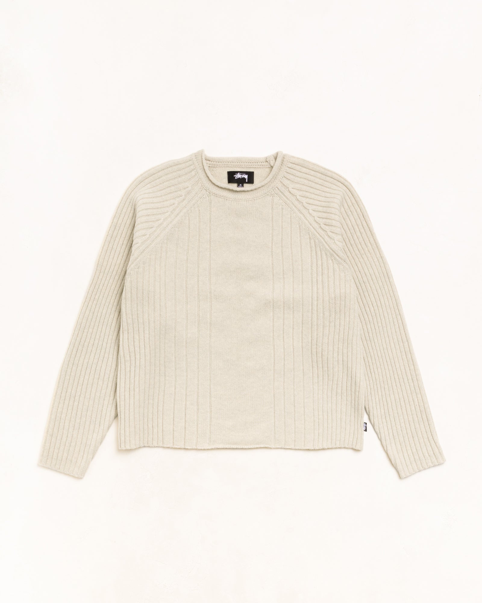 Merino Roll Neck Sweater Unisex Long Sleeve In Natural | hero:main:collection:new-arrivals,shirts,tops-shirts,all,tees,outerwear,denim,knits,accessories,sunglasses,hoodies,sweats,mens-hoodies-sweatshirts,shorts,pants,bottoms,crew-sweats,zip-ups,swim,sweatpants,graphics,lazy-tees,swim,basic-9twenty,button-ups,shorts,cargos,denim-jeans,bottoms,bags,belts,wearables,gear,footwear,button-ups,basic-tops,jerseys,big-ol,classics,slim,jackets,all, | product-card-slider