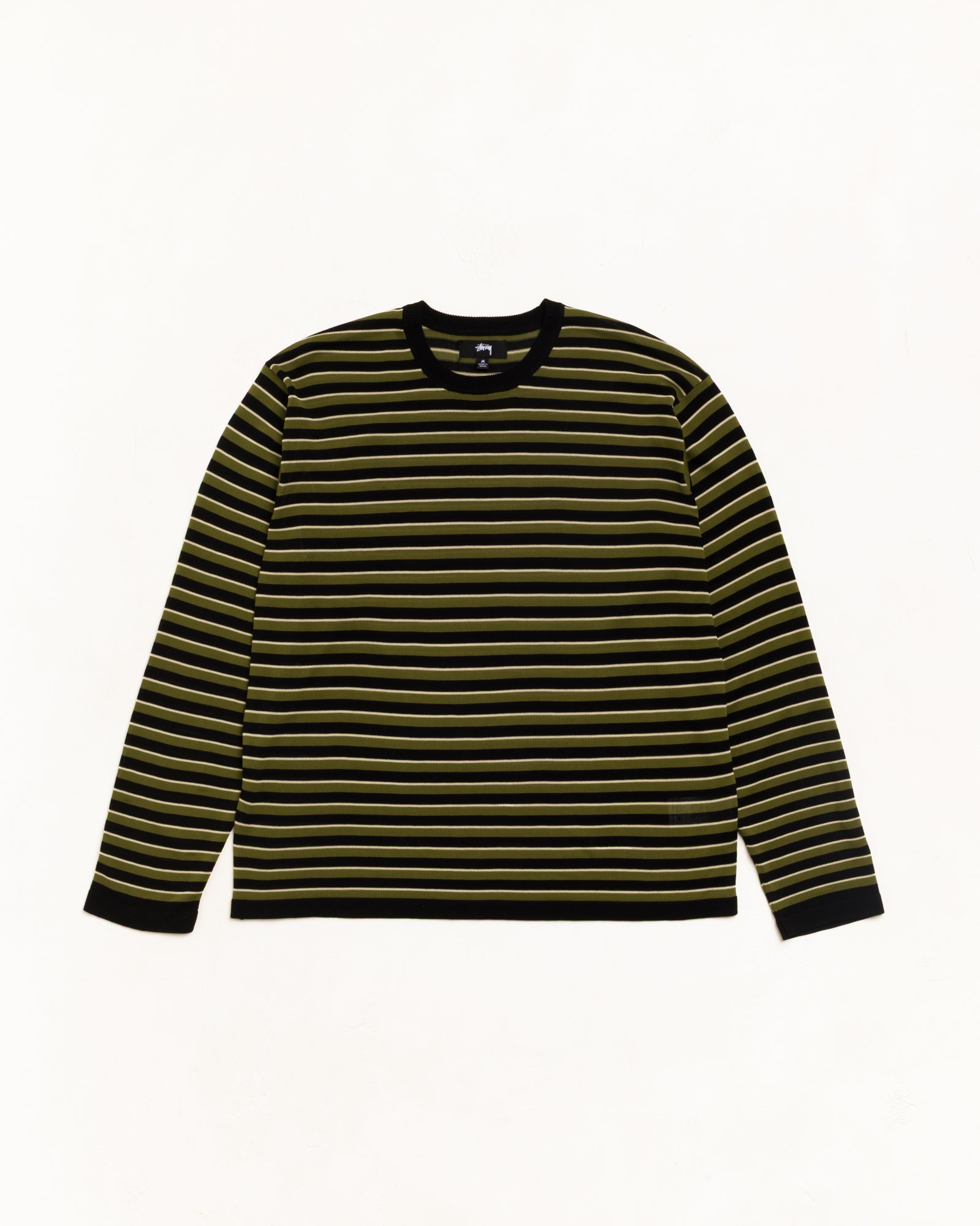 Lightweight Stripe Sweater Pull dans le coloris noir
