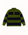 PIQUE KNIT STRIPE RUGBY