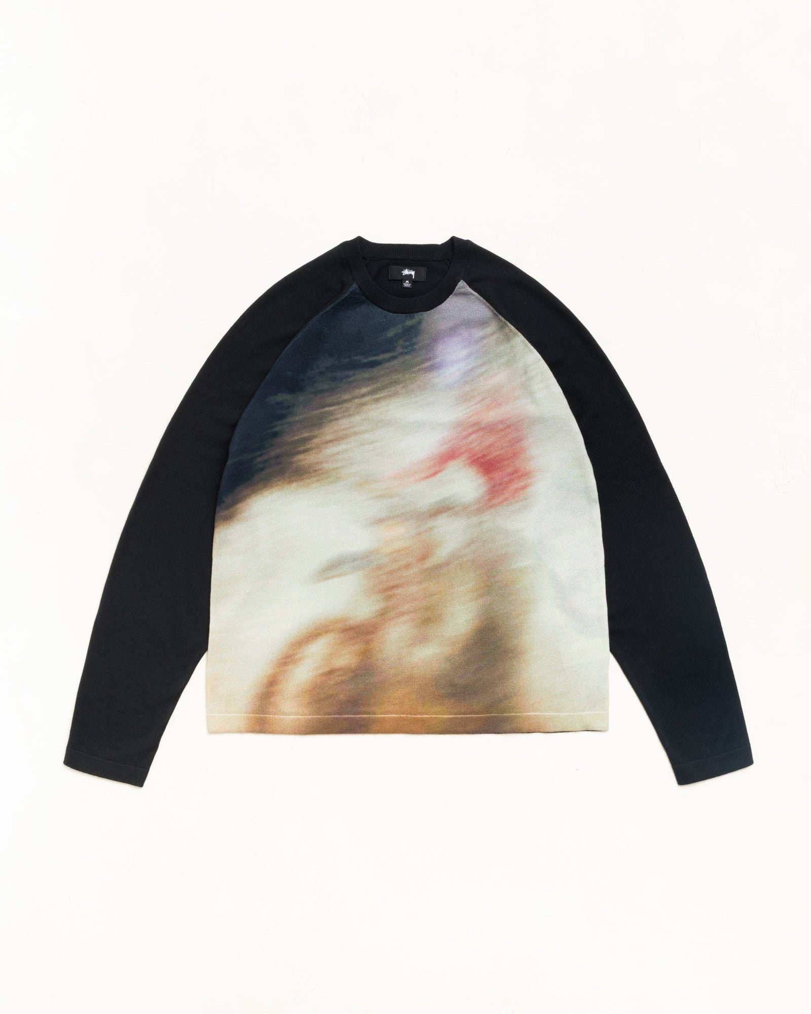 Splash Sweater Unisex Long Sleeve In Black
