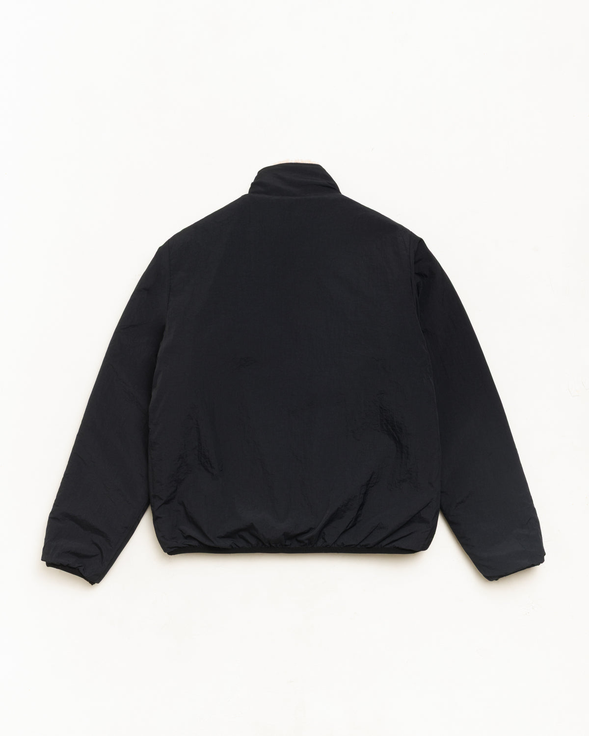 Sherpa Reversible Jacket Unisex Long Sleeve In Beige