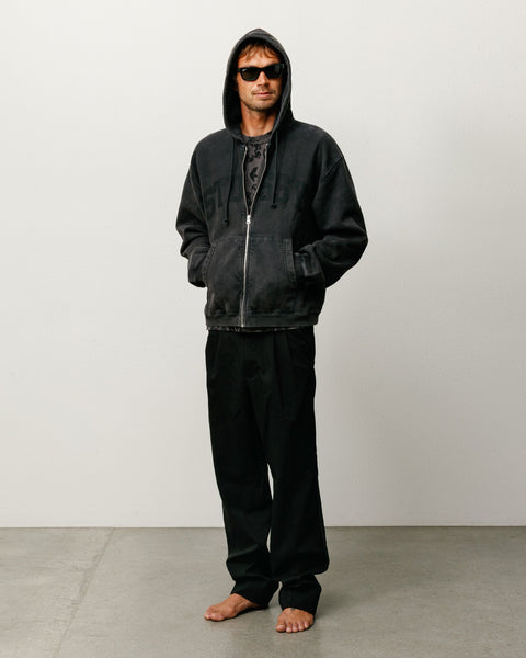 FADED GRAPHIC ZIP HOODIE