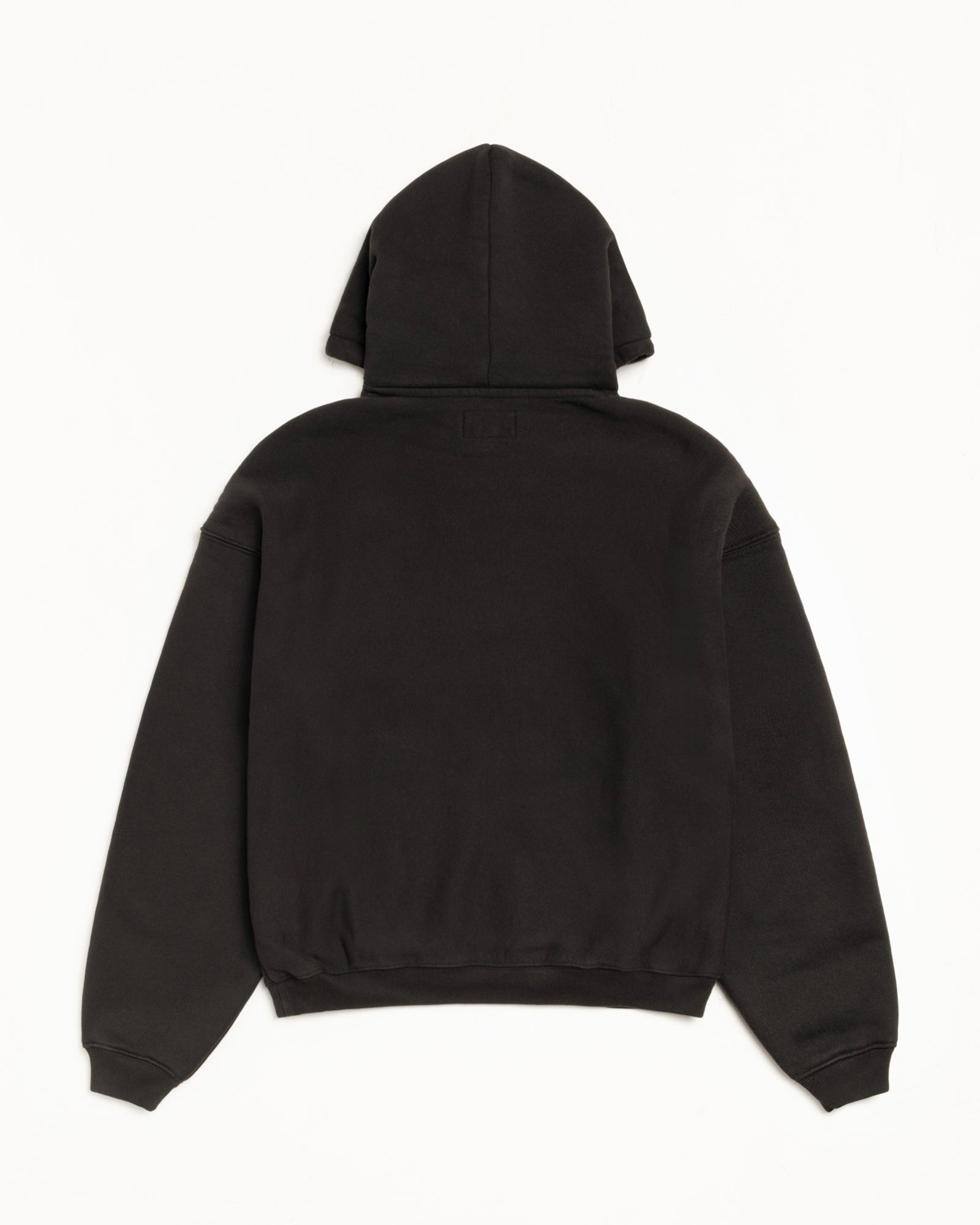 SATIN PATCH HOODIE