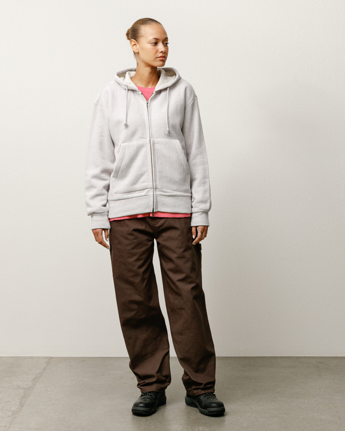 Patch Zip Knit Hoodie – Ash Heather | Tops & Knits | Stüssy Europe