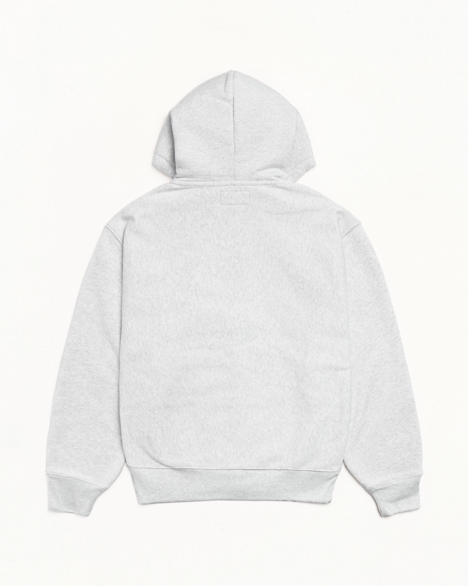 Stussy Est Printed Zip Hood Mens Long Sleeve In Ash Heather