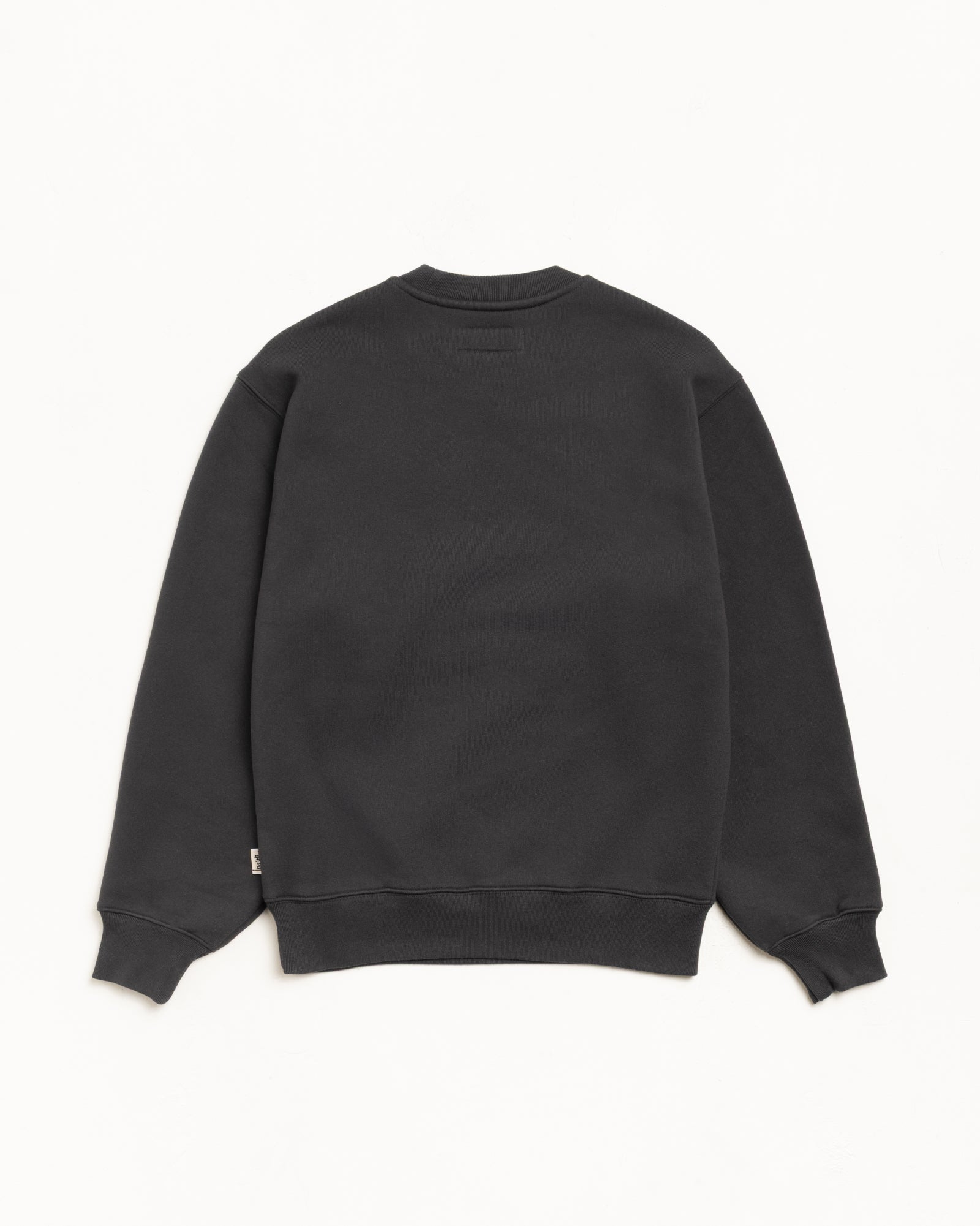 Fleece Crew – Black | Crew Fleece | Stüssy Europe