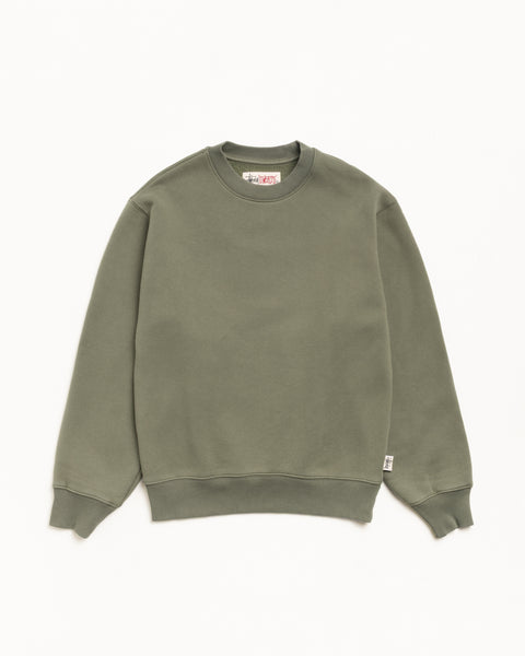 Sweats Crew Mens Long Sleeve In Green