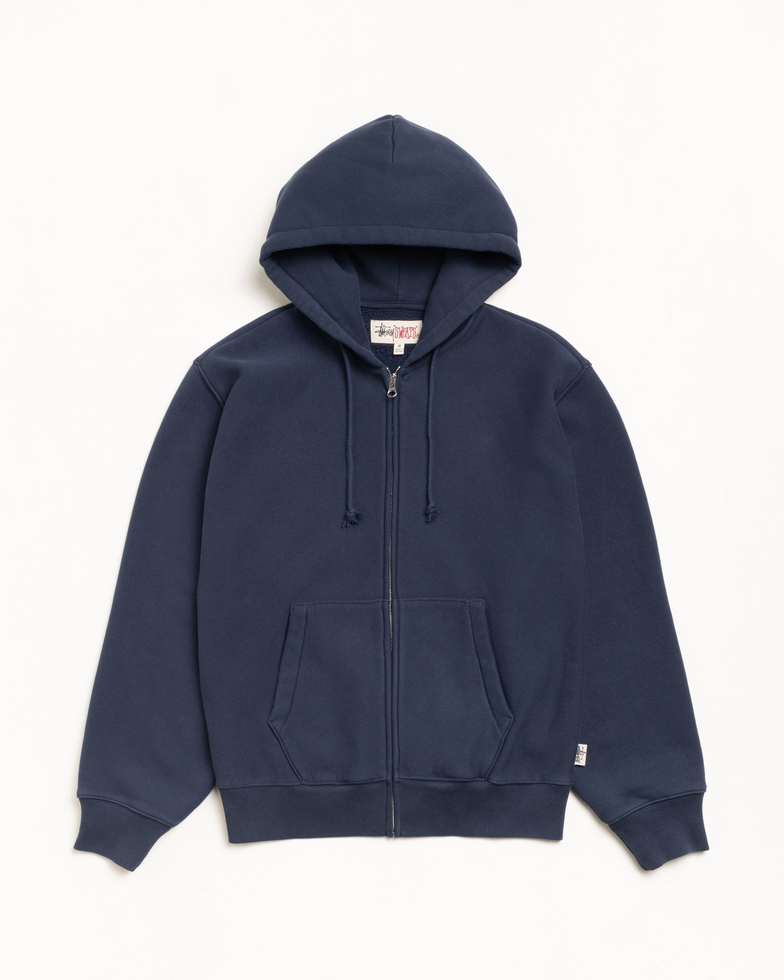 Sweats Zip Hoodie Mens Long Sleeve In Navy