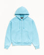 CURSIVE APPLIQUE ZIP-HOODIE