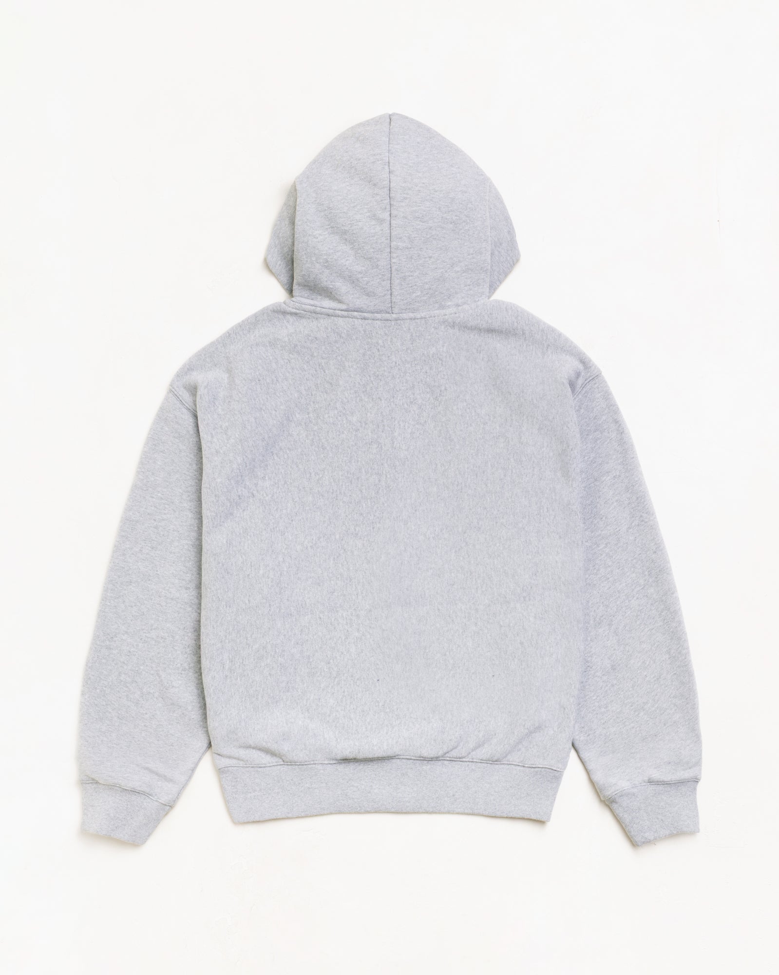 Plaid Lined Zip Hood Unisex Long Sleeve In Grey Heather
