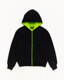 SUDADERA CON CAPUCHA Y CREMALLERA DE DOBLE CARA