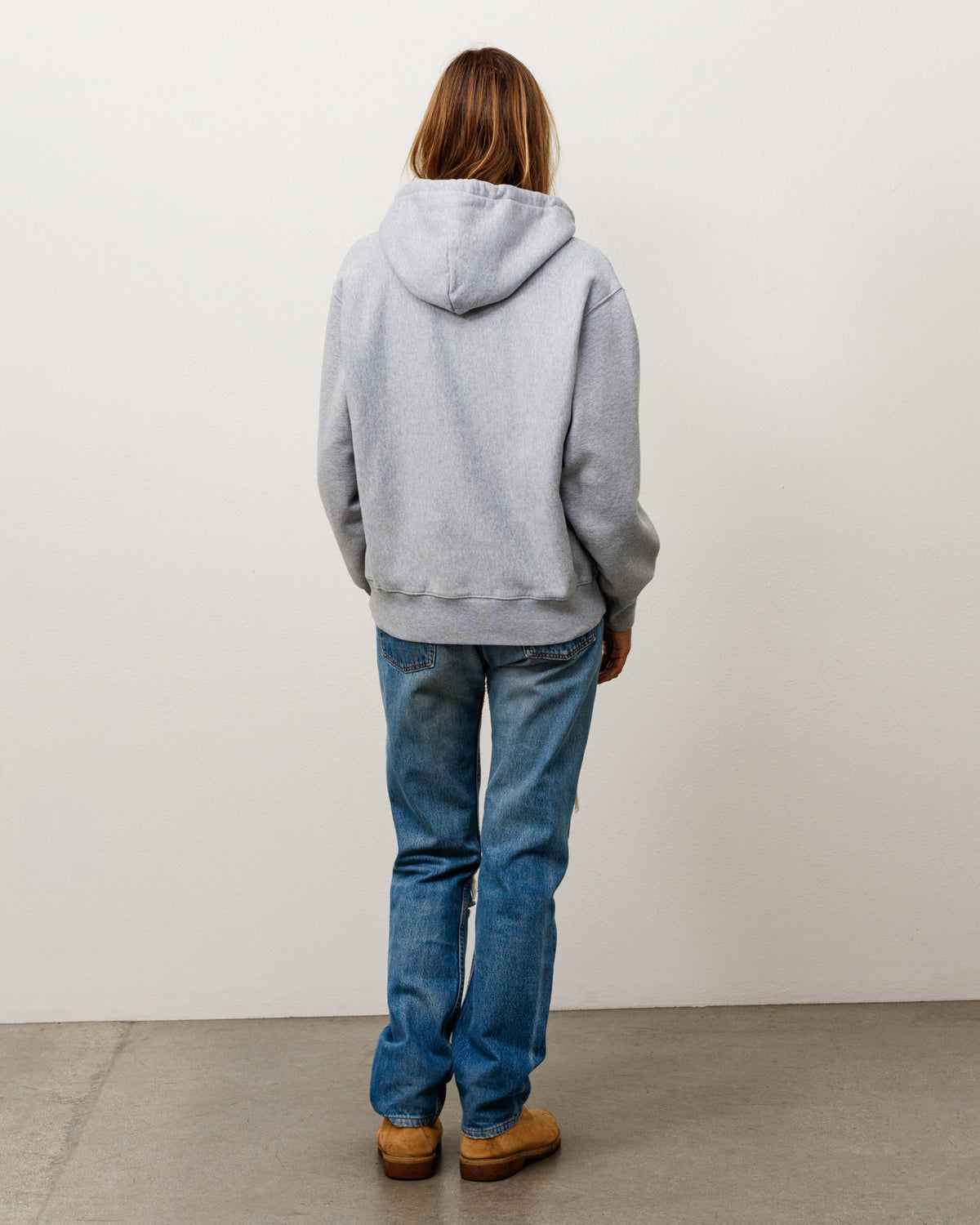 Sweats Zip Hoodie Unisex Long Sleeve In Grey Heather
