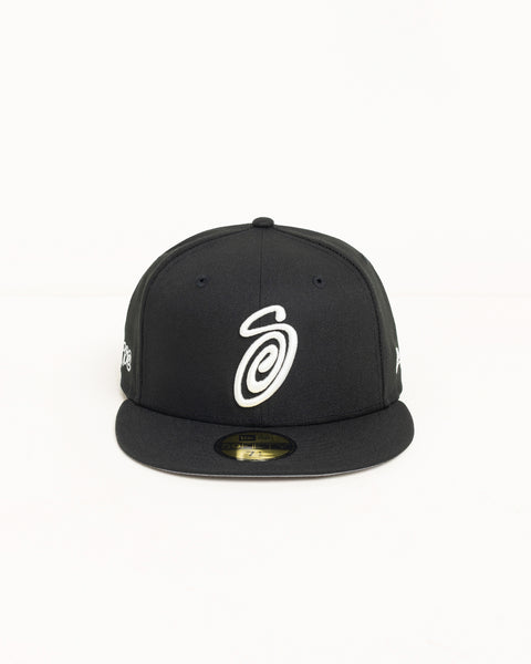Curly S 59fifty New Era Cap Accessories In Black