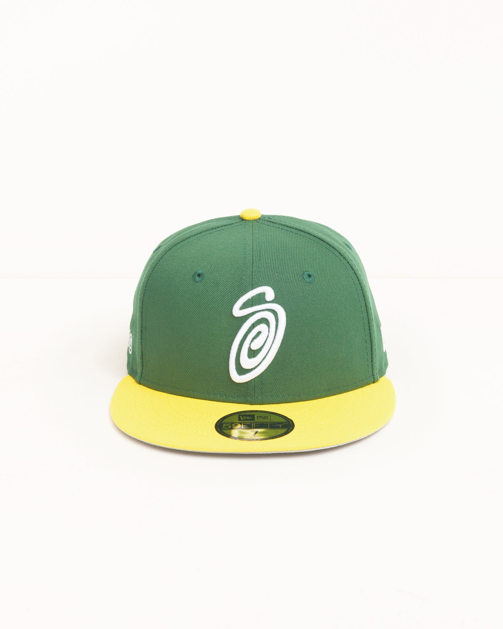 Curly S 59fifty New Era Cap Unisex In Green/yellow