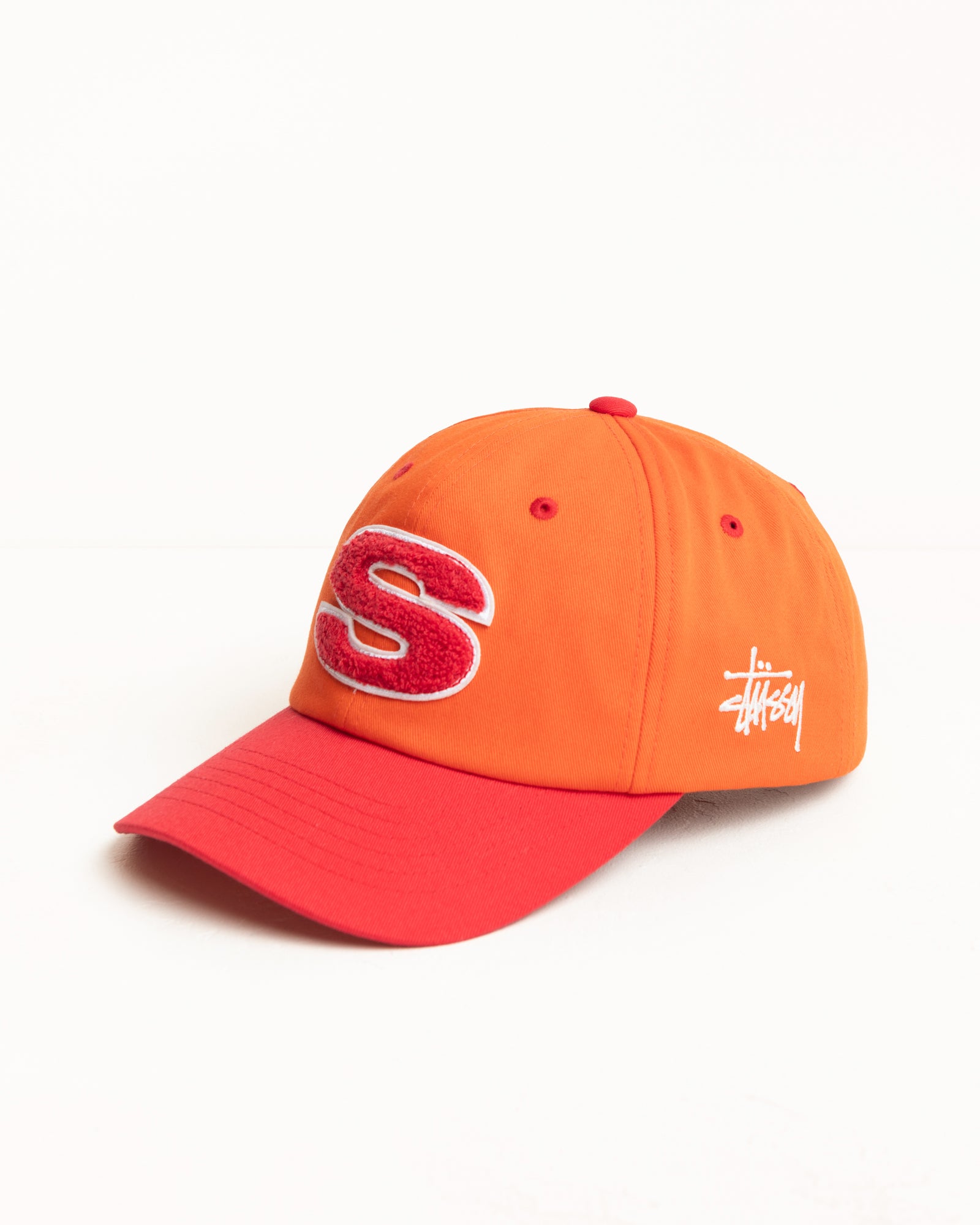 Stussy cap オレンジ Low Profile Chenille S Snapback – Sunset Orange | Headwear