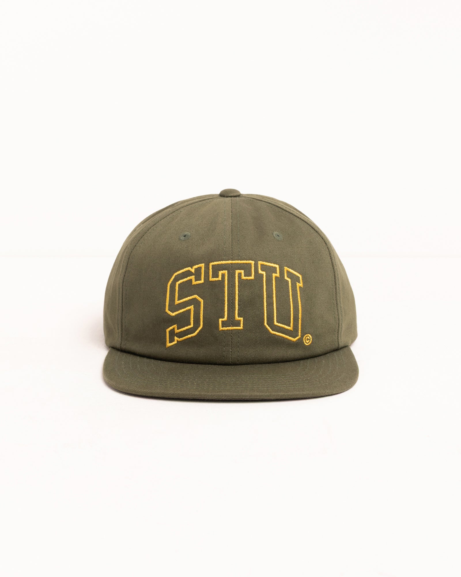 Stu Arch Strapback Cap Accessories In Olive