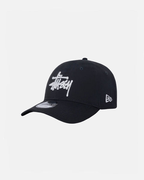 Stüssy New Era 9Twenty Basic Strapback Black Headwear