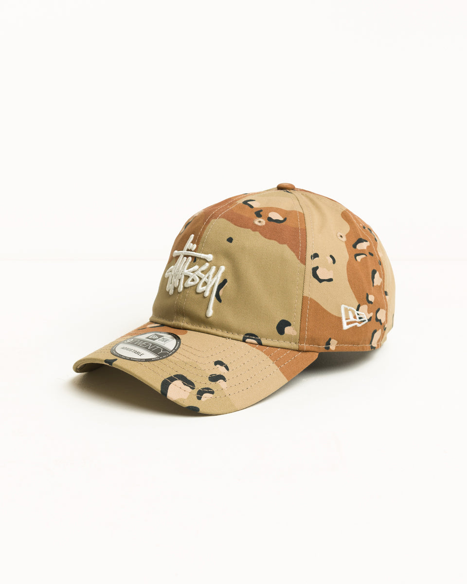 Stüssy 9TWENTY Basic Cap Kopfbedeckung in Desert Camo