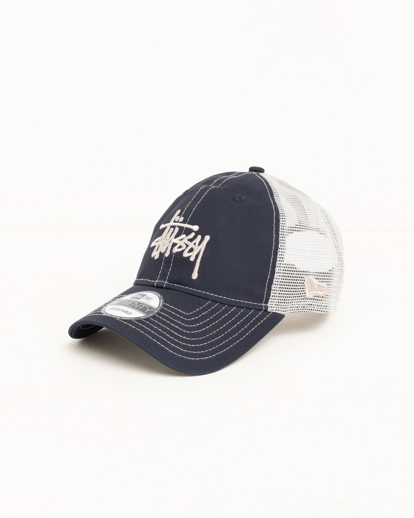 New Era 9TWENTY Basic Trucker – Navy | Headwear | Stüssy Europe