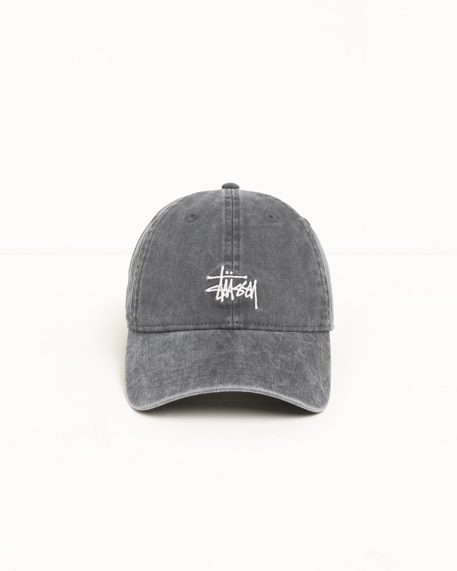 Basic Stüssy Cap in charcoal – Stüssy Europe