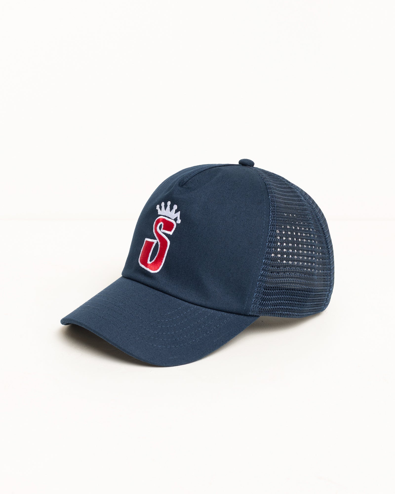 Trucker S Crown Snapback – Navy | Headwear | Stüssy Europe