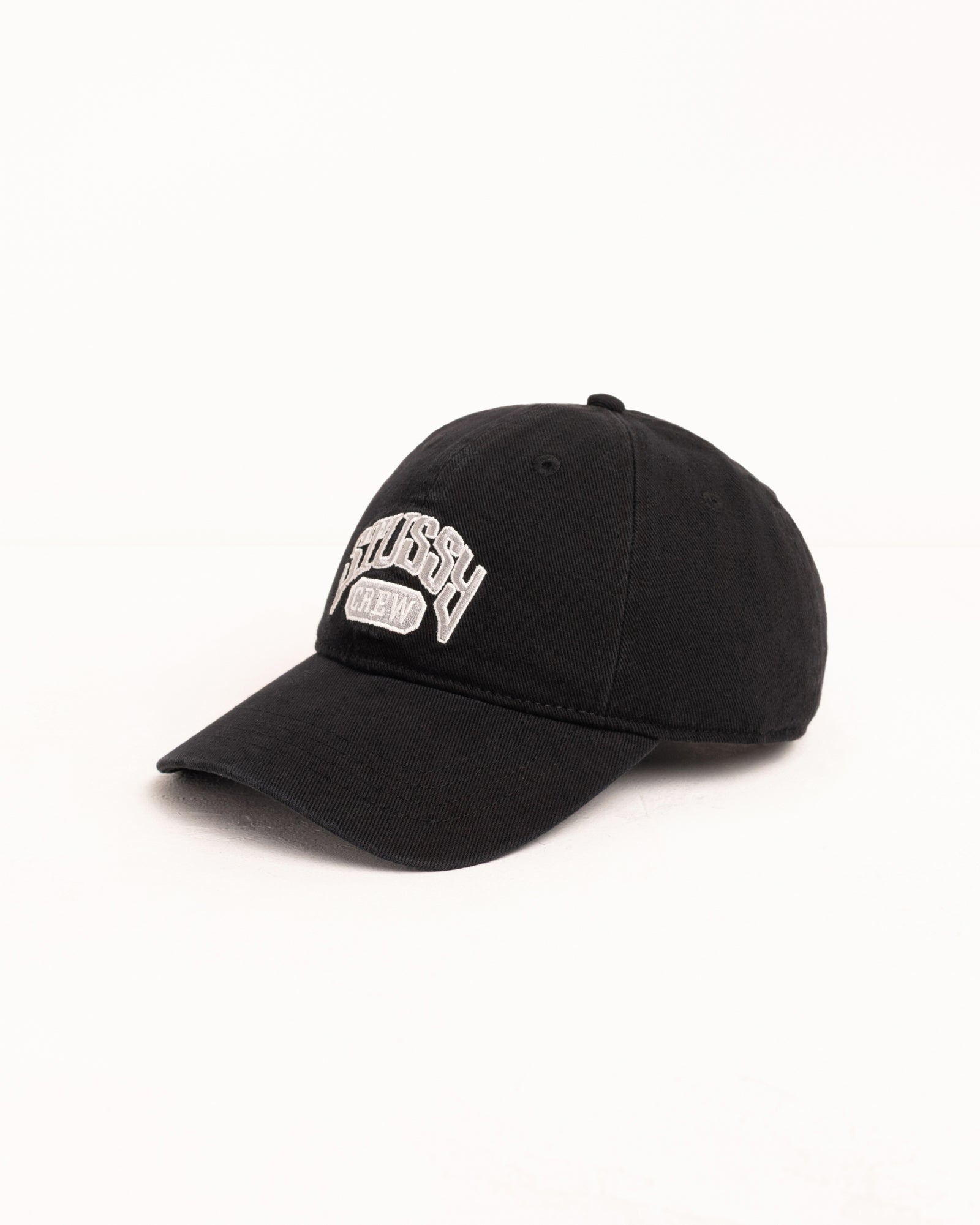 Low Profile Stüssy Crew Strapback – Black | Headwear | Stüssy Europe
