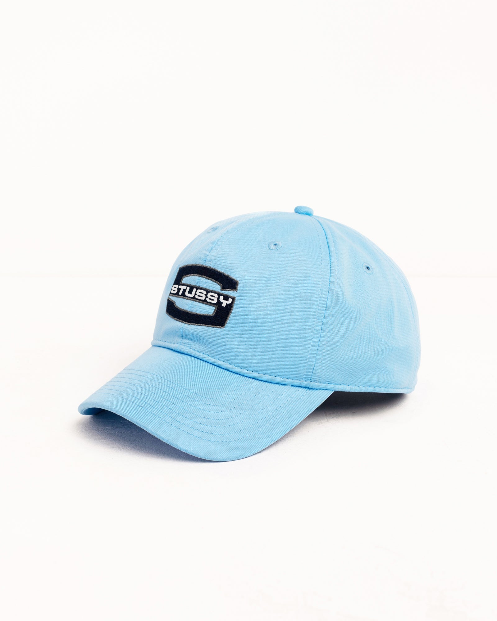 Md Stussy Large S Cap Accessories In Sky Blue
