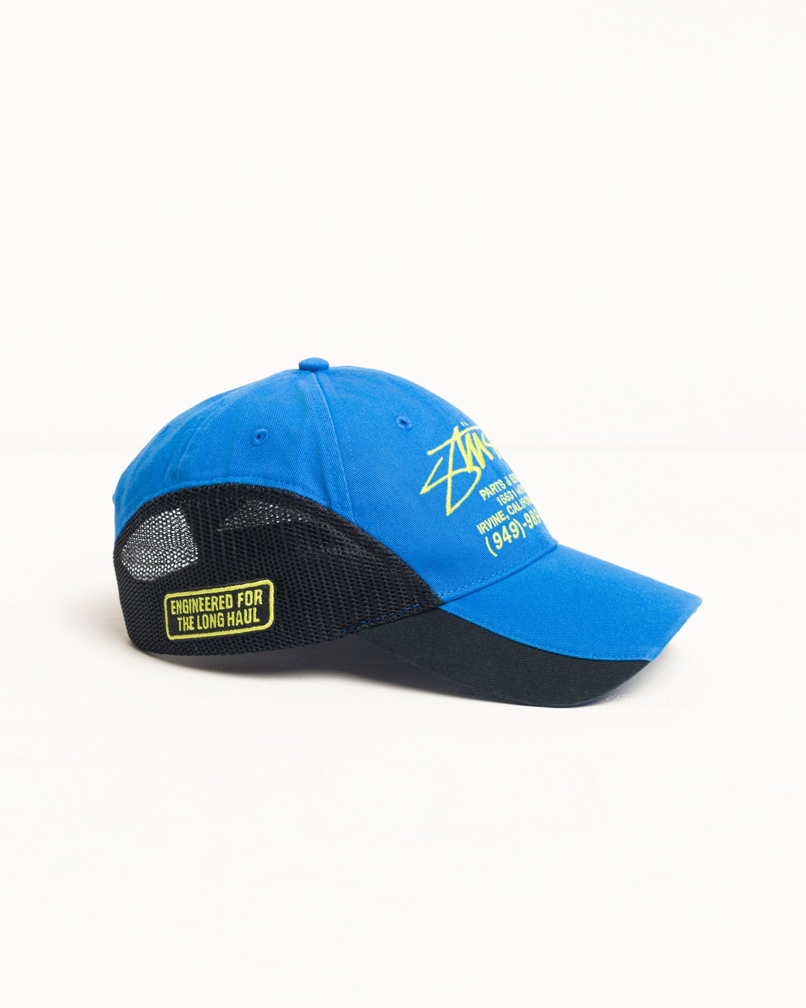 Parts & Service Mesh Cap – Blue | Headwear | Stüssy Europe