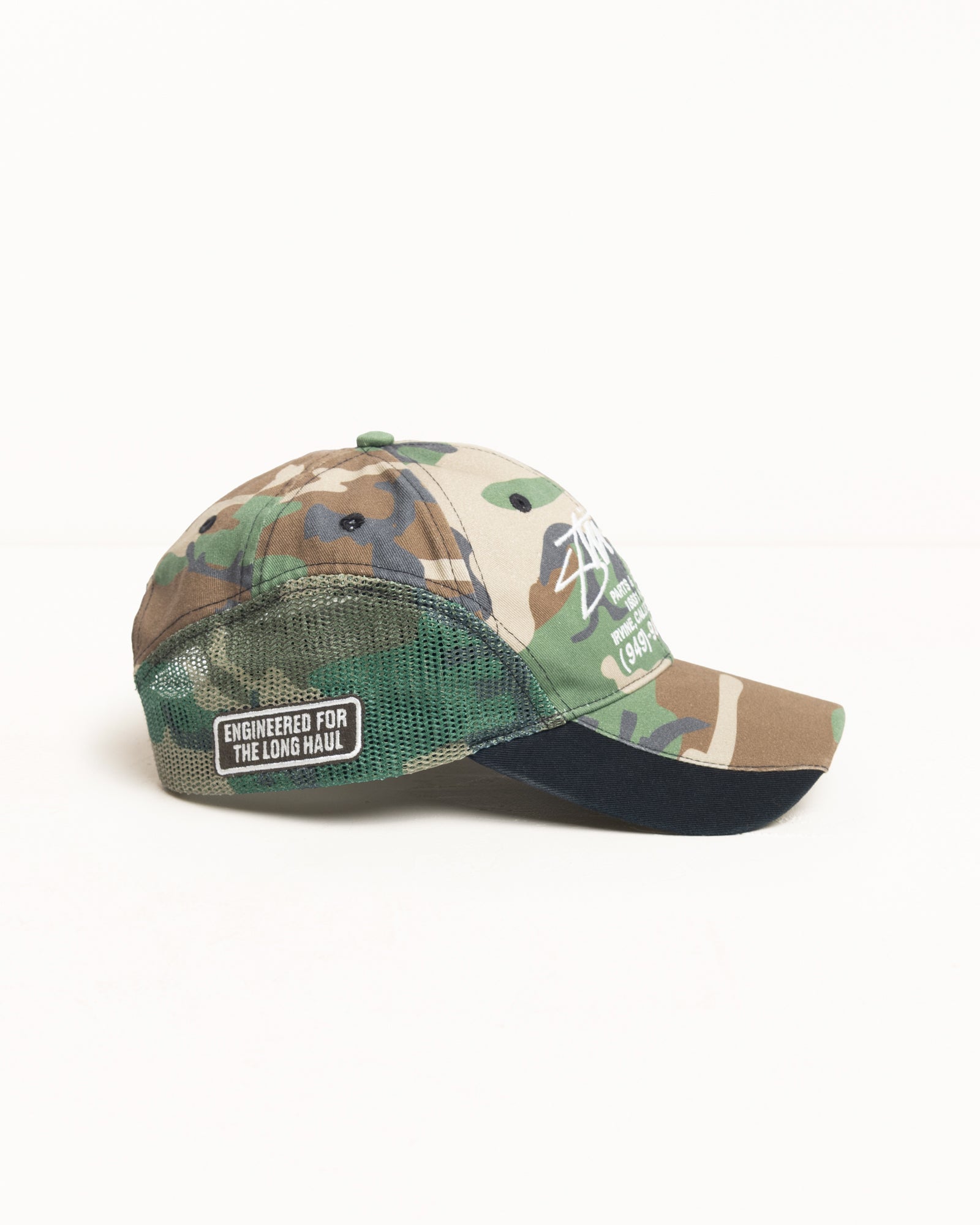 Parts & Service Mesh Cap – Camo | Headwear | Stüssy Europe