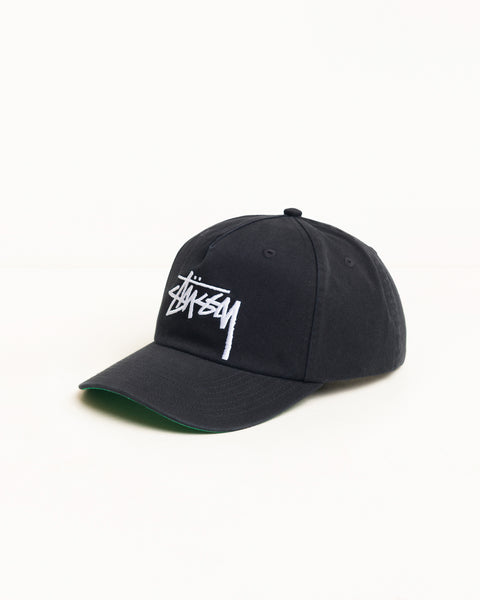 Big Stock Mid Depth Cap Unisex In Black