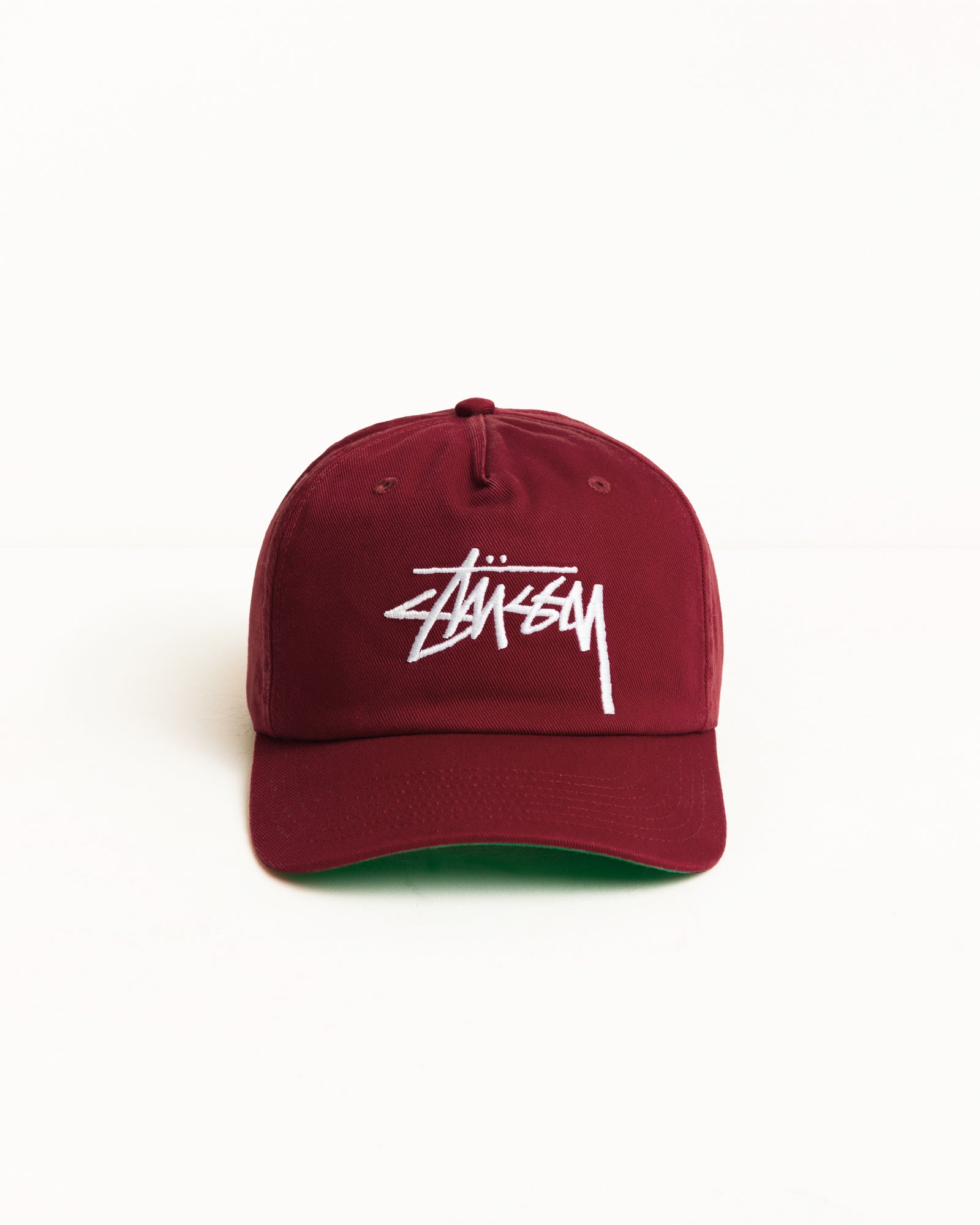 Big Stock Mid Depth Cap Unisex In Crimson