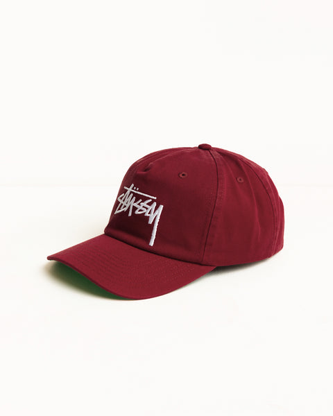 Big Stock Mid Depth Cap Unisex In Crimson