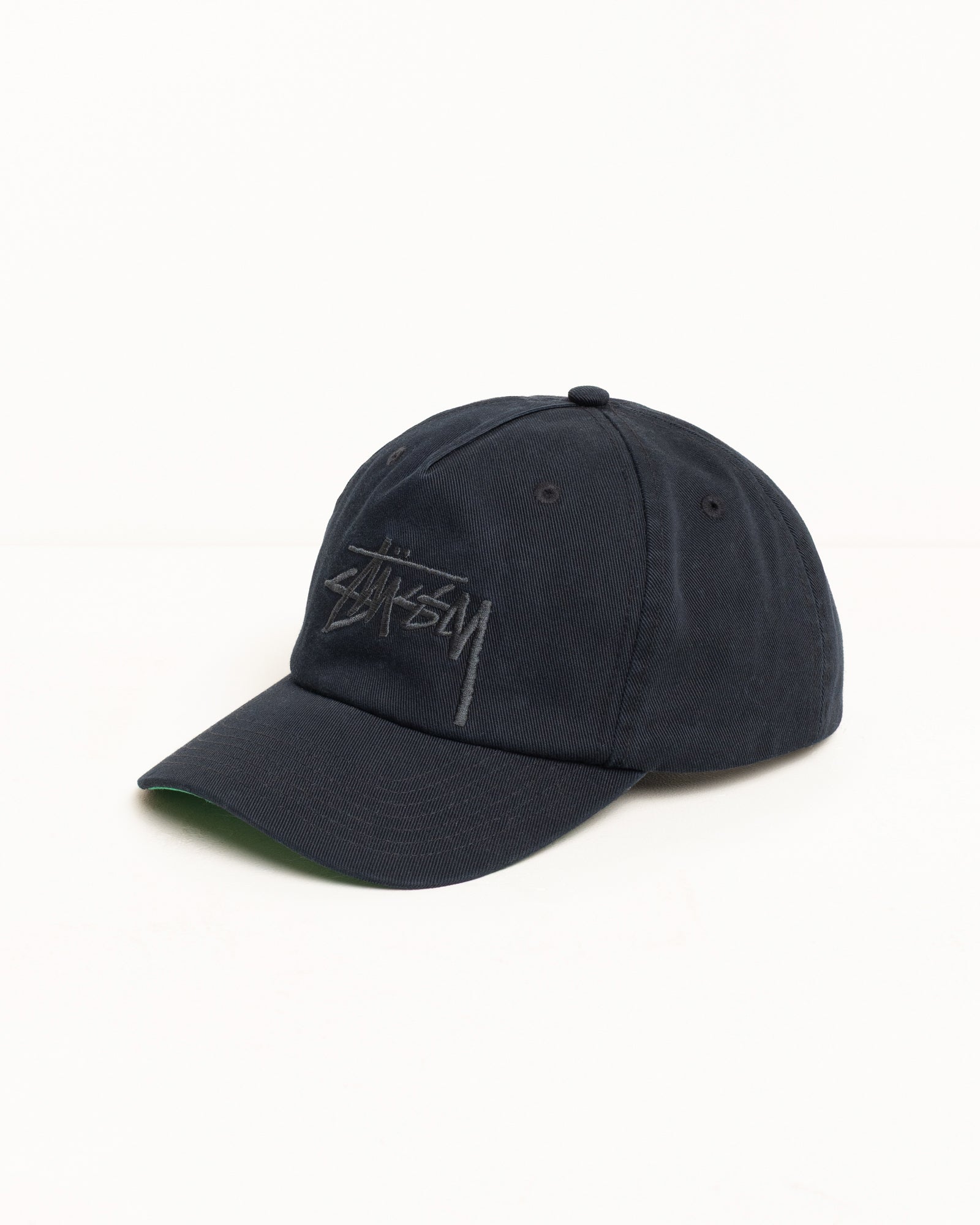 Mid-Depth Big Stock Snapback – Navy Eclipse | Headwear | Stüssy Europe