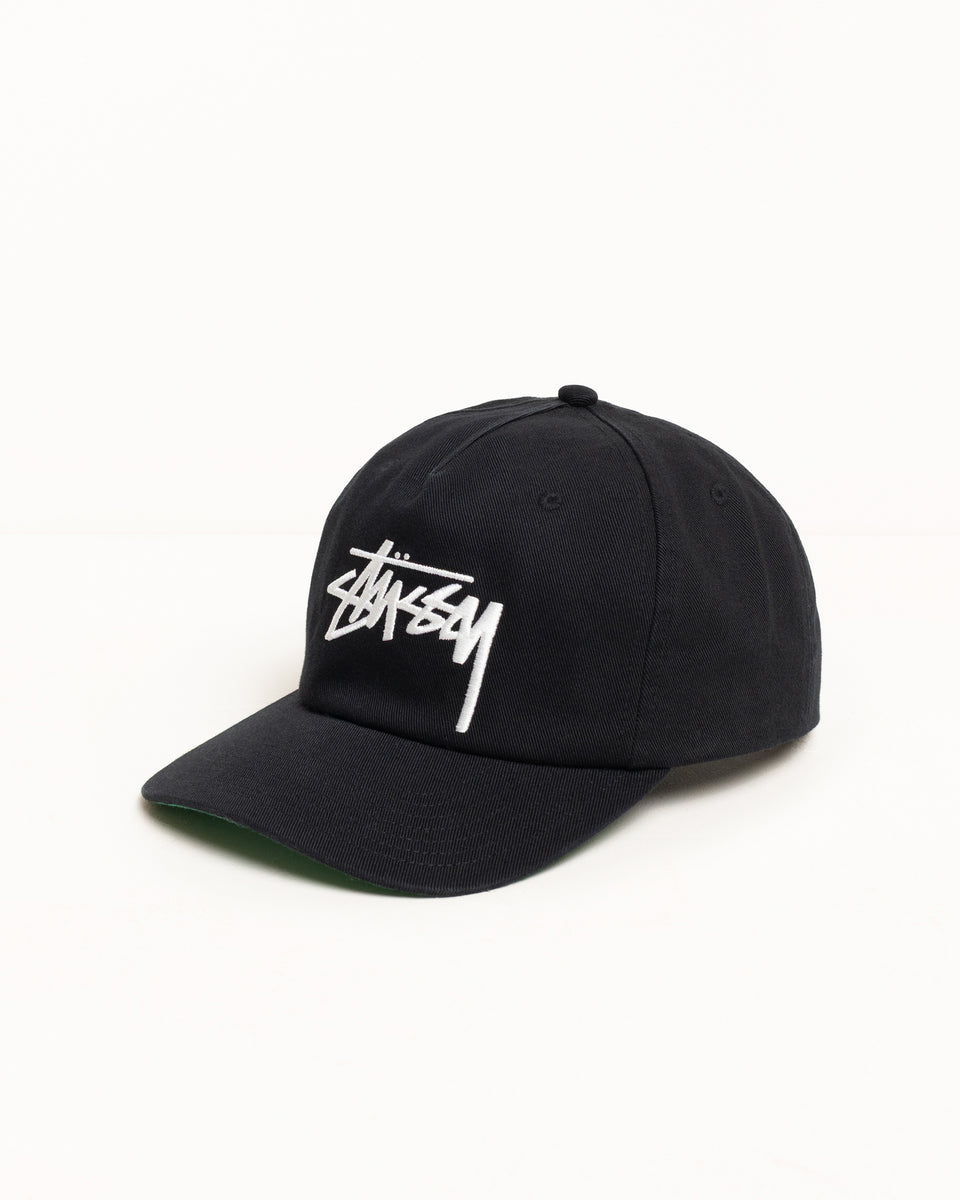Big Stock Mid Depth Cap Accessories In Shadow Black