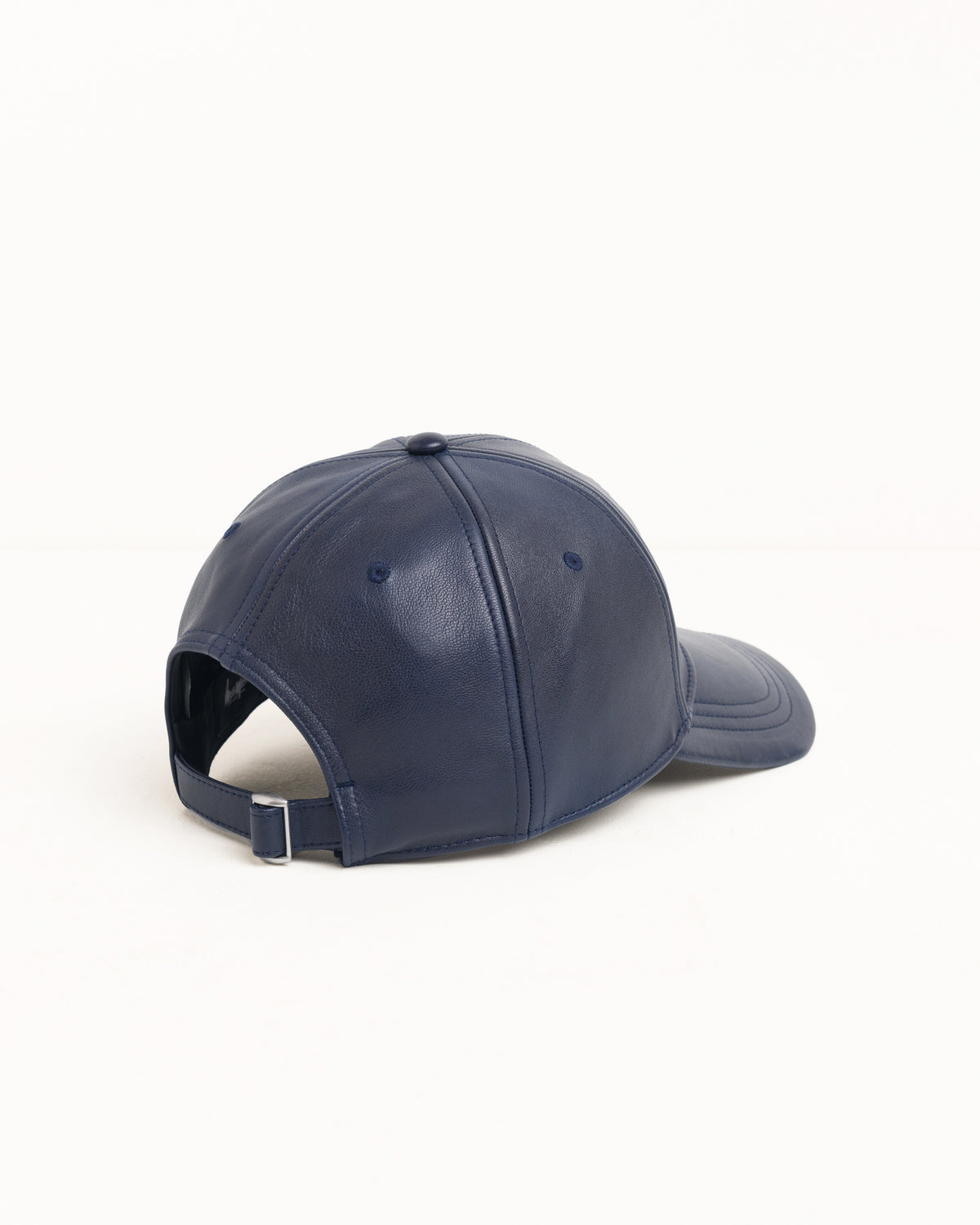 Lp Sport Leather Strapback Cap Unisex In Navy