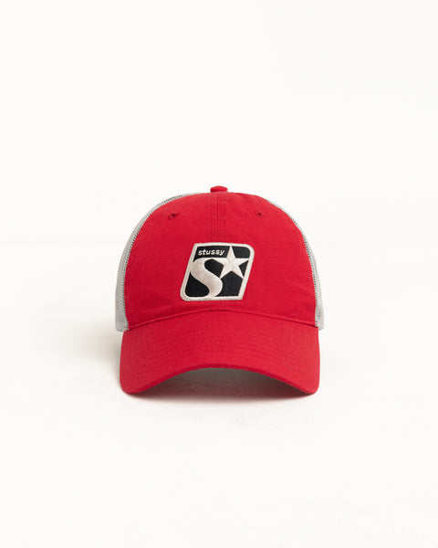 Lp Star Ripstop Cap Unisex In Red