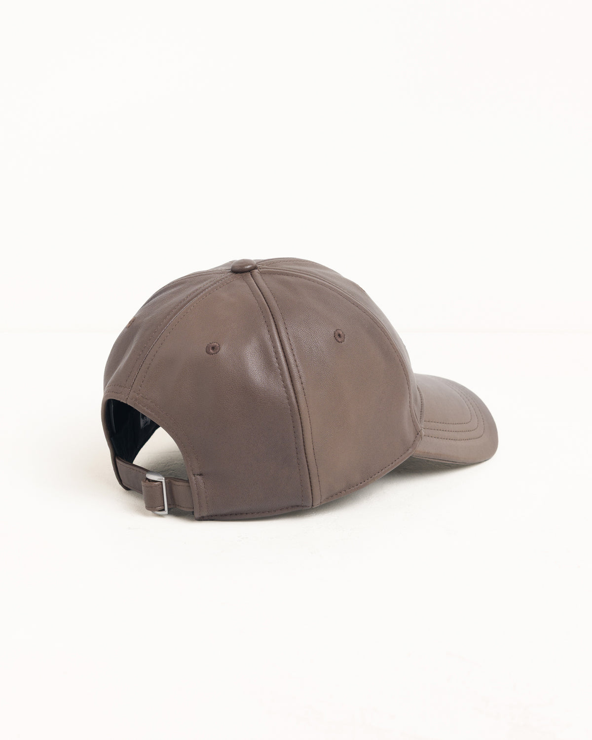 Lp Athl Leather Strapback Cap Unisex In Brown