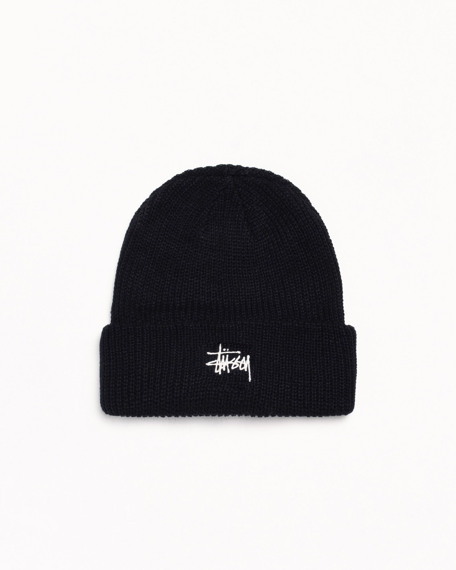 Basic Cuff Beanie Accessories In Black